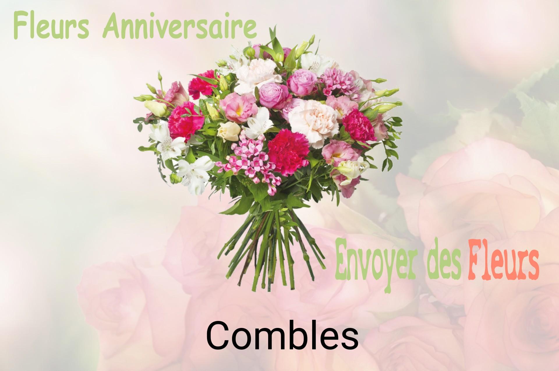 Bouquet de fleurs d’anniversaire livré à Combles